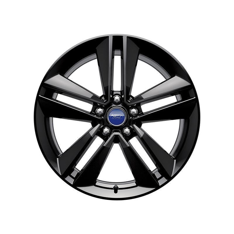SET OF 4 MUSTANG ALLOY WHEEL 19 5 X 2-SPOKE DESIGN, BLACK, 2015 – 2021