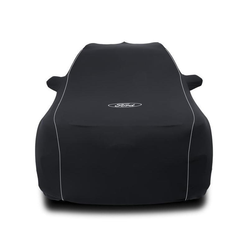 EXPLORER PREMIUM PROTECTIVE COVER BLACK, WITH WHITE LINER AND WHITE FORD OVAL