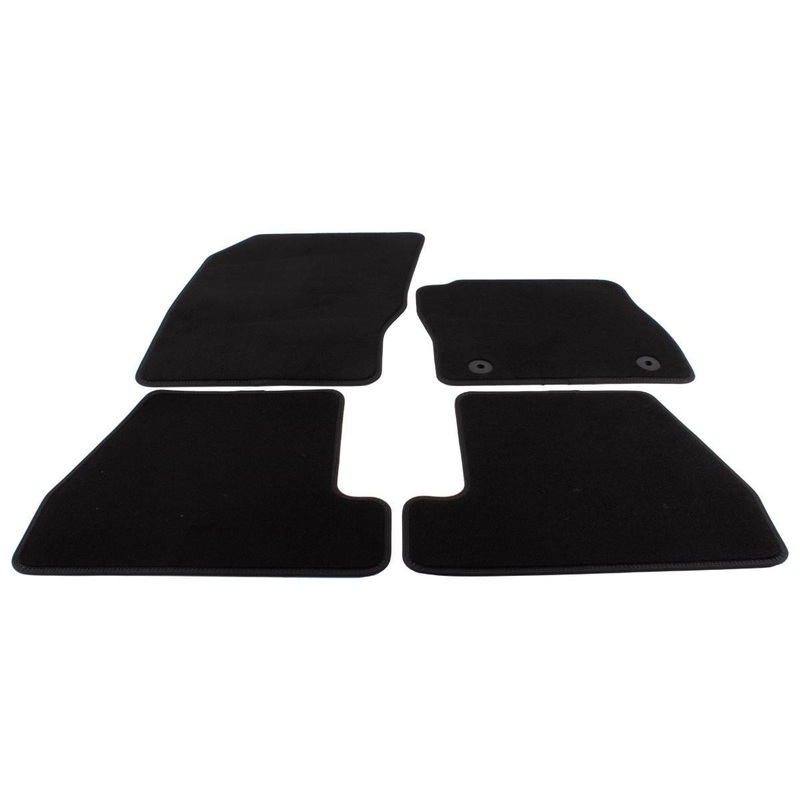 FOCUS ST FRONT & REAR FLOOR MATS VELOUR NO LOGO 2014-15