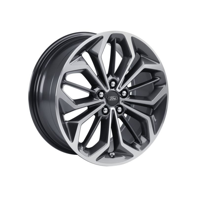SET OF 4 FOCUS ALLOY WHEELS 18 5 X 2-SPOKE DESIGN, PEARL GREY MACHINED