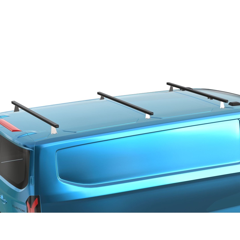 FORD TOURNEO/TRANSIT CUSTOM Q-TOP (Q-TECH)* ROOF BASE CARRIER WITH SET OF 3 ROOF CROSSBARS