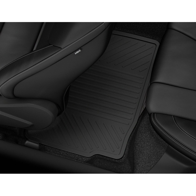 MONDEO FROM 09/2014 RUBBER FLOOR MATS REAR,BLACK