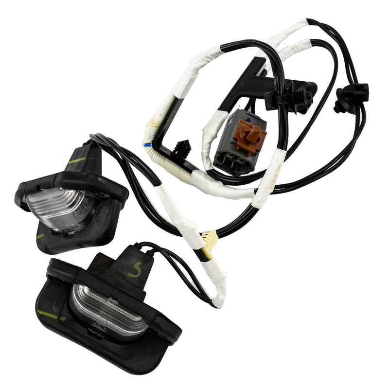 Ranger Rear Number Plate Lamp Lights Less Bumper 2016-2023