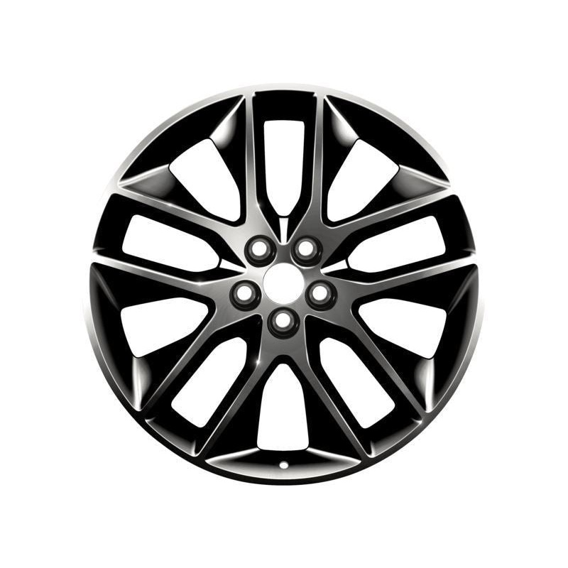 SET OF 4 EDGE ALLOY WHEEL 20 5 X 2-SPOKE Y DESIGN, TARNISHED DARK, 2016 – 2021