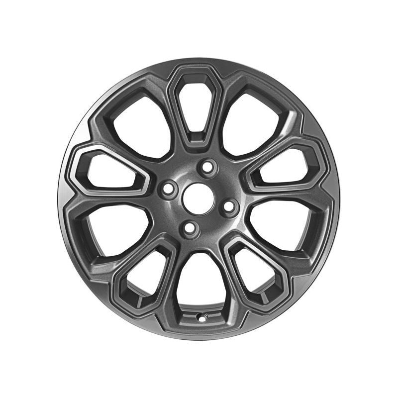 SET OF 4 ECOSPORT ALLOY WHEEL 17 10-SPOKE DESIGN, PREMIUM FLASH GREY MACHINED 10/2017 –