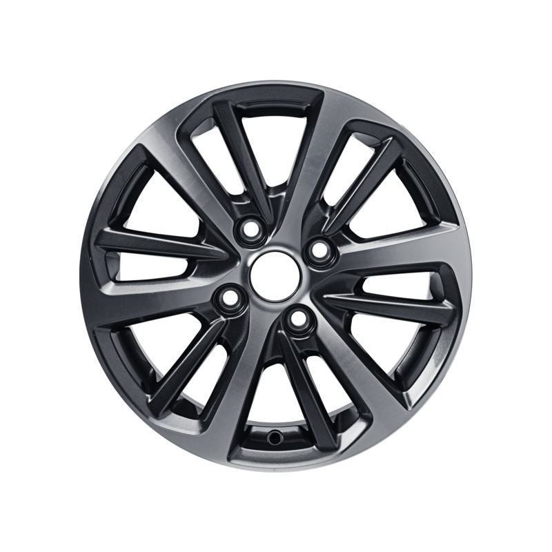 SET OF 4 KA+ ALLOY WHEEL 15 6 X 2-SPOKE DESIGN, MAGNETIC 03/2018 –