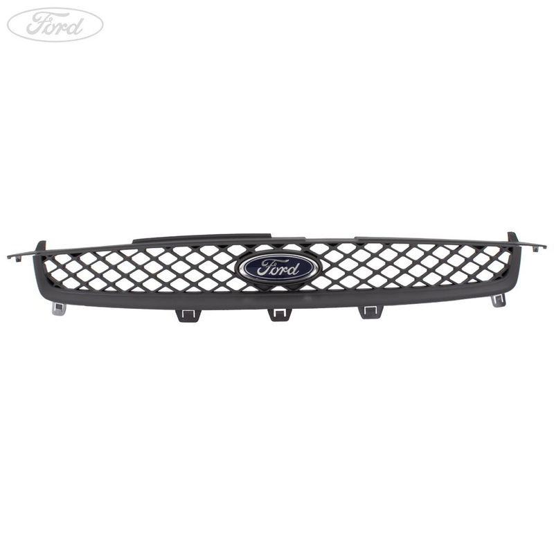 FIESTA MK6 FUSION FRONT BUMPER UPPER GRILLE GREY 05-08