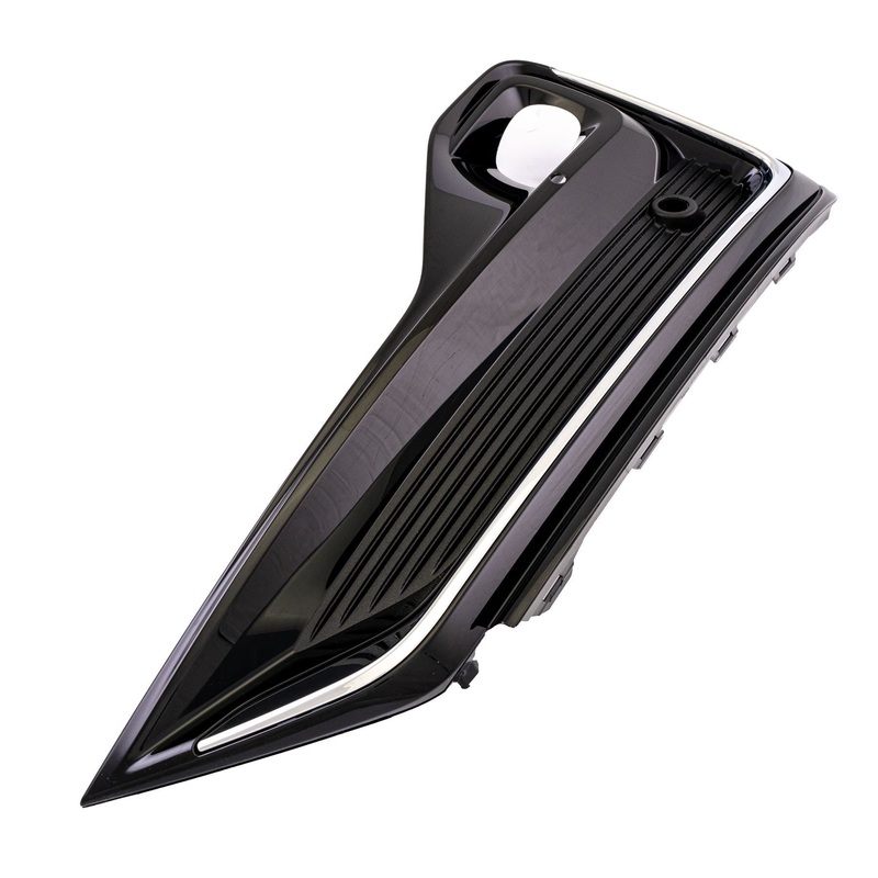 Galaxy S-Max Passenger Side Front Fog Light Surround black & Chrome 2019-2023