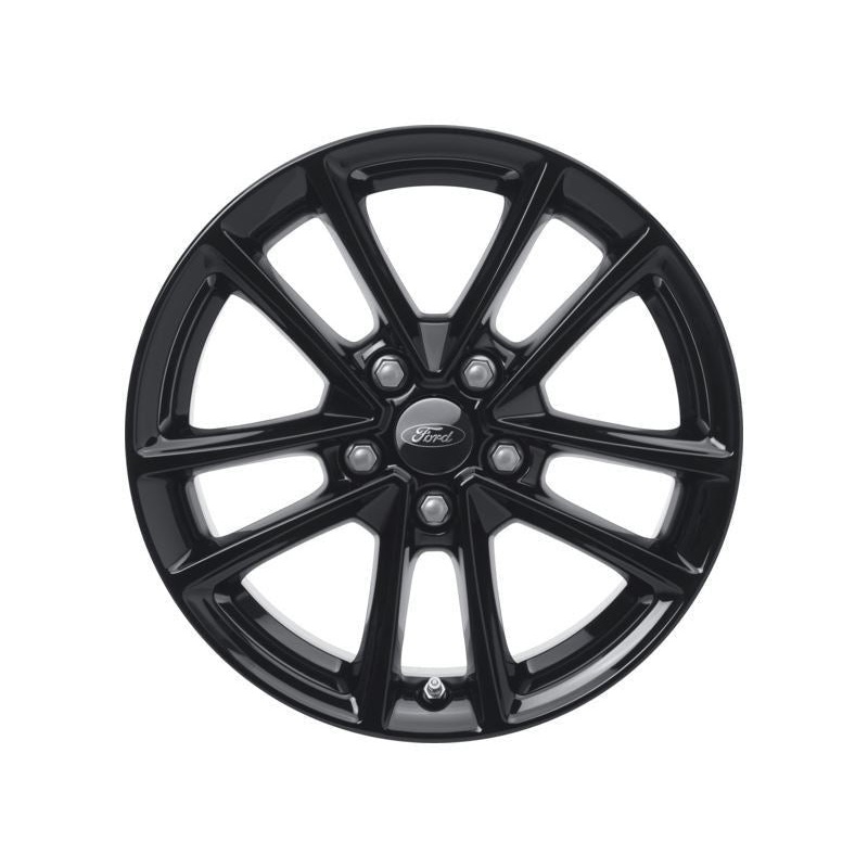 SET OF 4 FOCUS ALLOY WHEEL 16 5 X 2-SPOKE DESIGN, ABSOLUTE BLACK 09/2014 – 03/2018