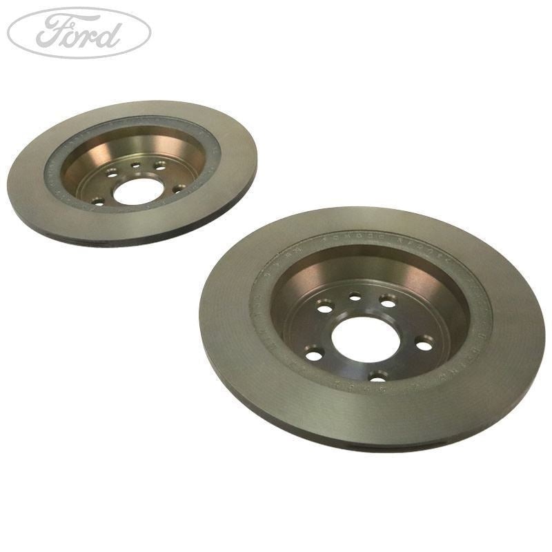 MONDEO MK4 KUGA FOCUS REAR SOLID BRAKE DISCS PAIR SET