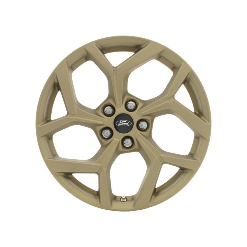 SET OF 4 PUMA ALLOY WHEELS 18 5 X 2-SPOKE DESIGN, AURORA GOLD