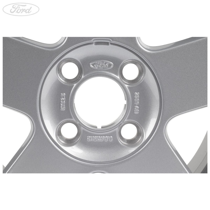 SET OF 4 FIESTA MK6 FUSION 15 ALLOY WHEELS 5 SPOKE 6JX15 2002-2008
