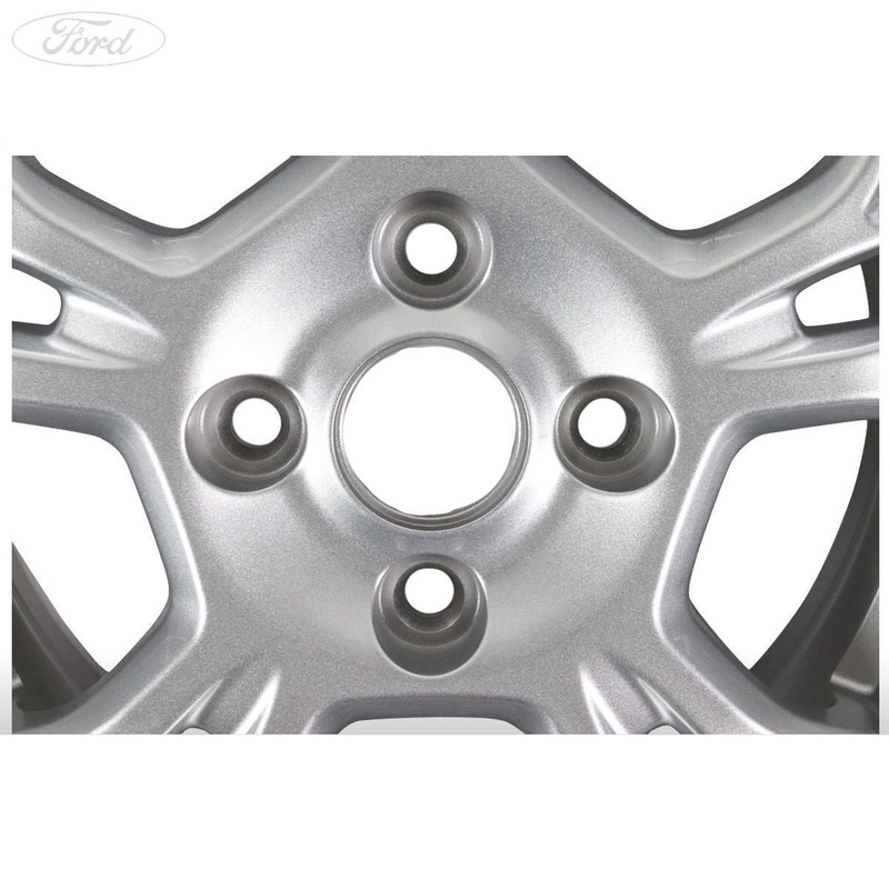SET OF 4 FIESTA MK7 14 ALLOY WHEELS Y SPOKE 5X2 5.5JX14 2008-2016 *