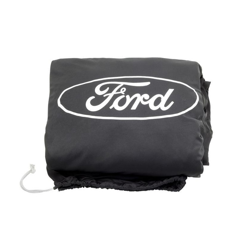 PUMA PREMIUM PROTECTIVE COVER INDOOR USE, BLACK WITH WHITE LINER AND WHITE FORD OVAL