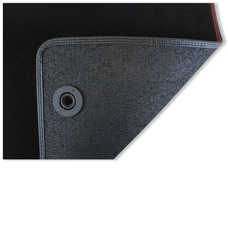 KA FRONT CONTOURED FLOOR MAT SET VELOUR GP II 2012-2016