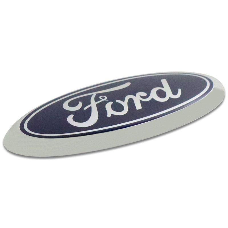 FIESTA FUSION FRONT GRILLE OVAL EMBLEM BLUE