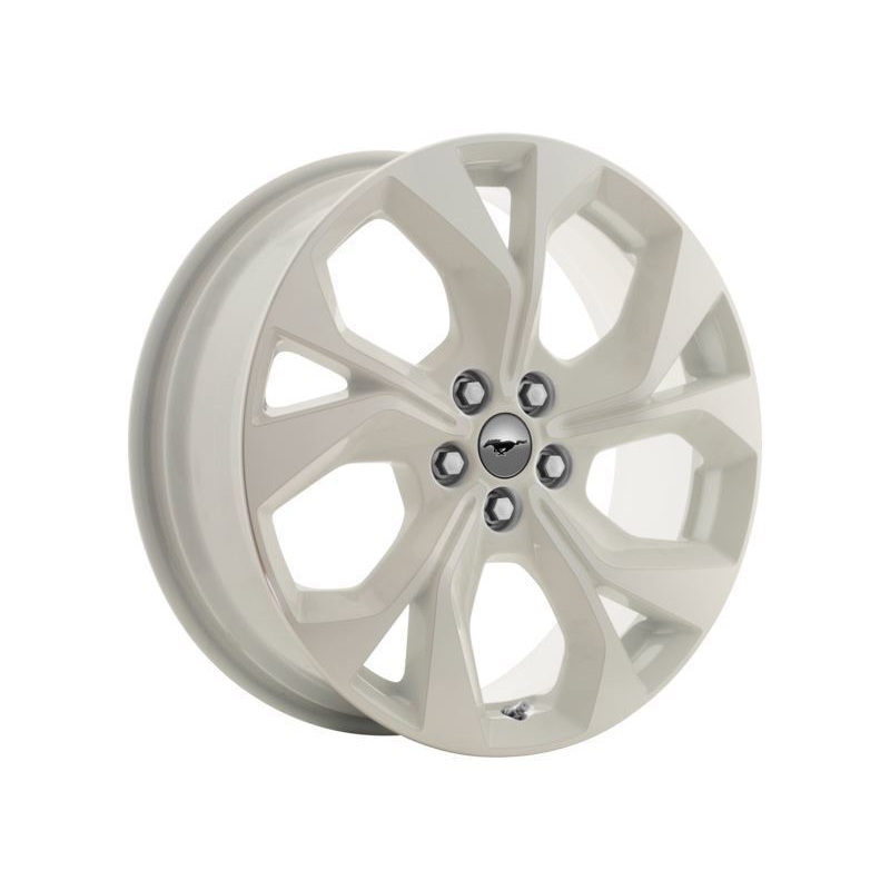 SET OF 4 MUSTANG MACH-E ALLOY WHEELS 19 5 X 2-SPOKE DESIGN, OXFORD WHITE