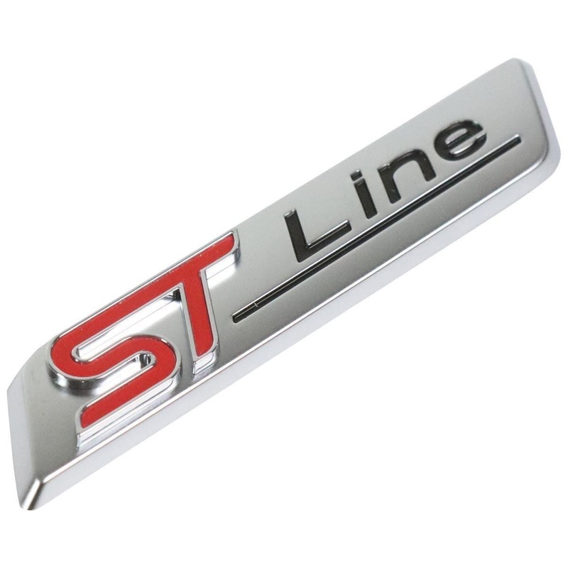 ST LINE O/S OR N/S CHROME NAME PLATE