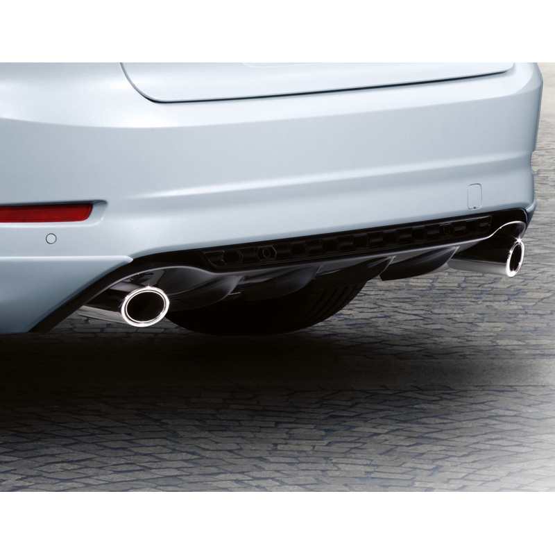 MONDEO 09/2010-08/2014 REAR LOWER BUMPER DIFFUSER GLOSS BLACK
