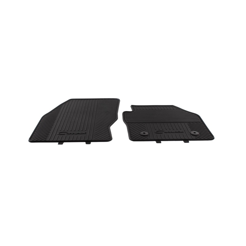 C-MAX 11/2010-03/2015 RUBBER FLOOR MATS FRONT,BLACK