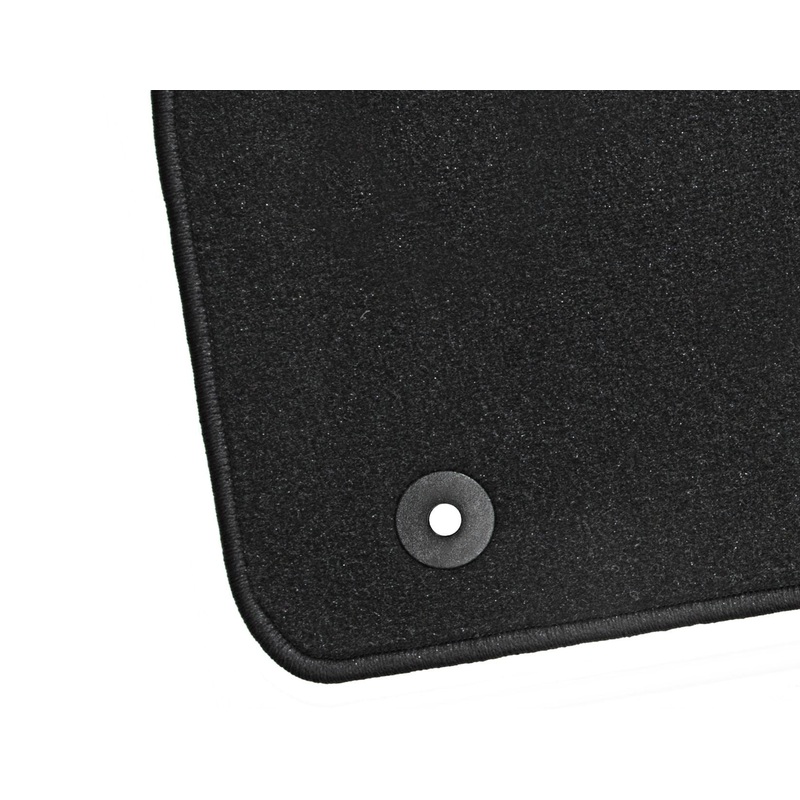 ECOSPORT 10/2013-09/2017 VELOUR FLOOR MATS FRONT AND REAR,BLACK