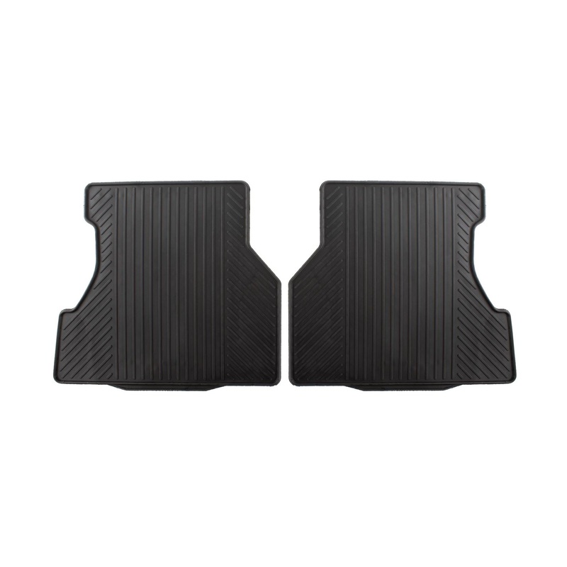 FOCUS 07/2004-12/2010 RUBBER FLOOR MATS REAR,BLACK