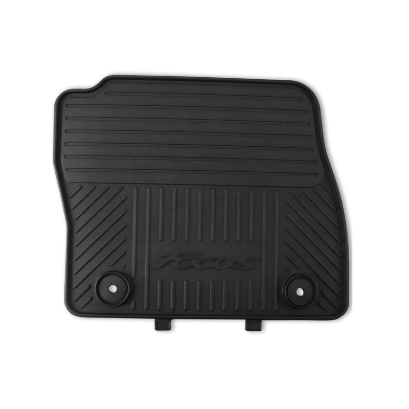 FOCUS ELECTRIC FROM 02/2010 RUBBER FLOOR MATS FRONT,BLACK