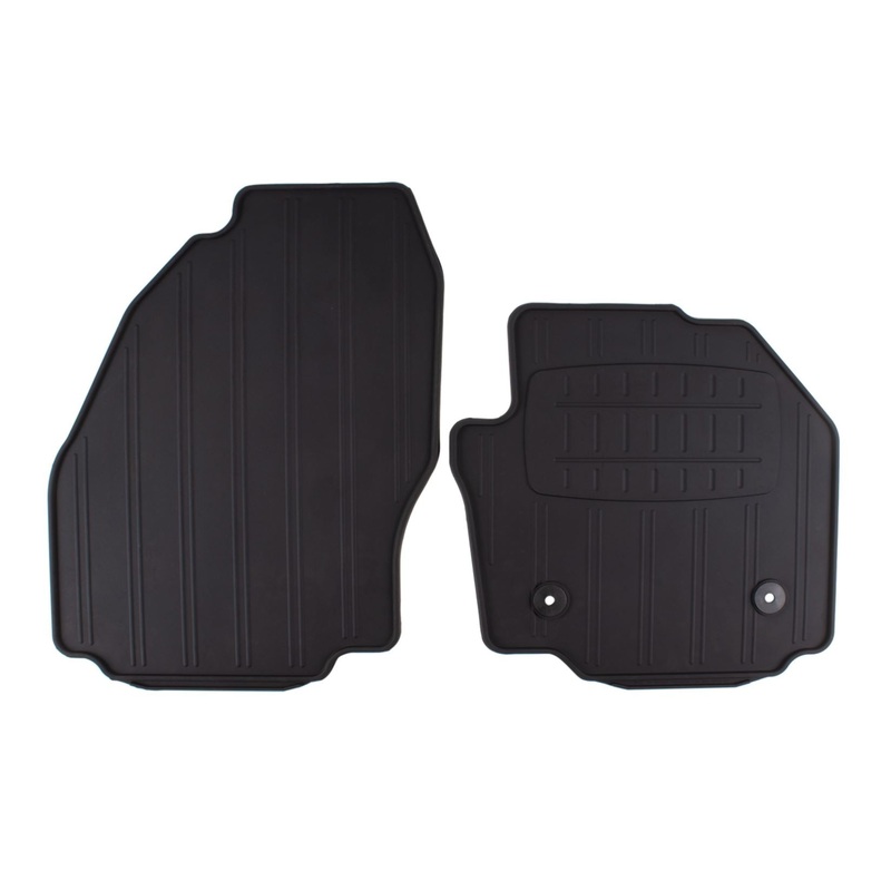 GALAXY/S-MAX RUBBER FLOOR MATS FRONT,BLACK