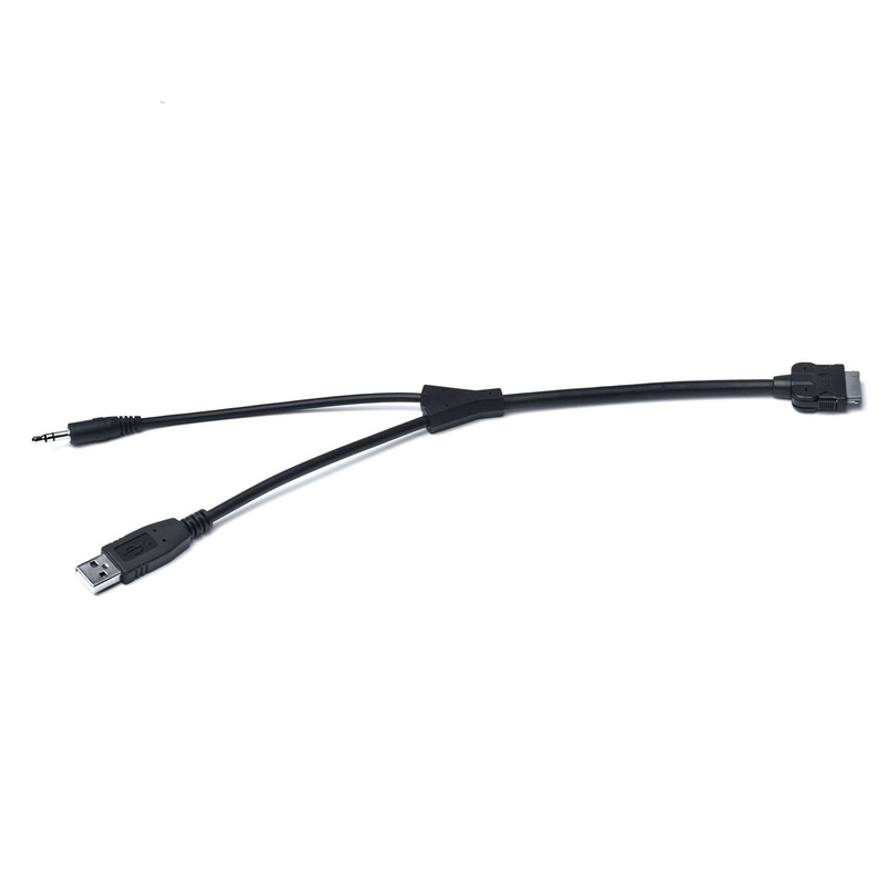 IPHONE / IPOD ADAPTOR CABLE USB & 3.5MM AUX CONNECTION