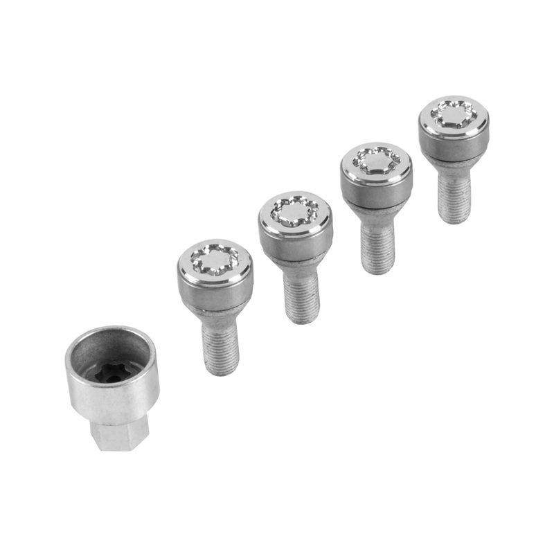 KA 09/2008-05/2016 LOCKING WHEEL NUTS KIT FOR ALLOY WHEELS