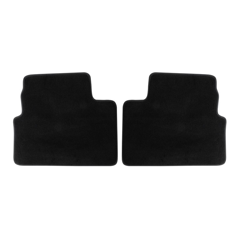 KUGA 01/2008-10/2012 VELOUR FLOOR MATS REAR,BLACK