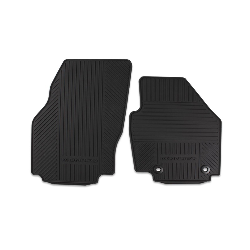 MONDEO 03/2007-08/2014 RUBBER FLOOR MATS FRONT,BLACK