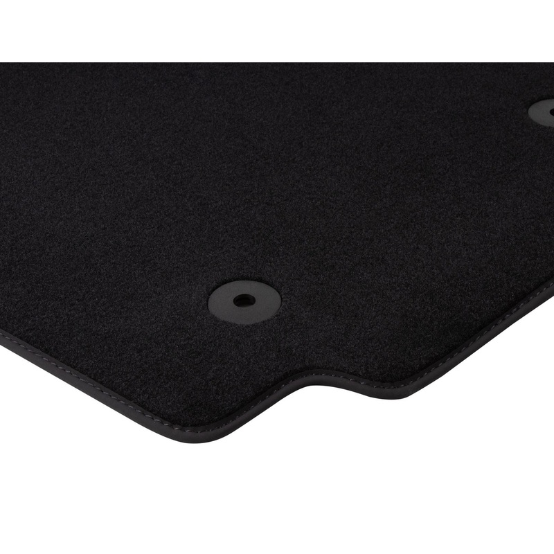 MONDEO 09/2010-08/2014 VELOUR FLOOR MATS FRONT,BLACK