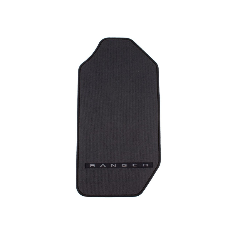 RANGER 01/2012-06/2022 VELOUR FLOOR MATS FRONT,BLACK