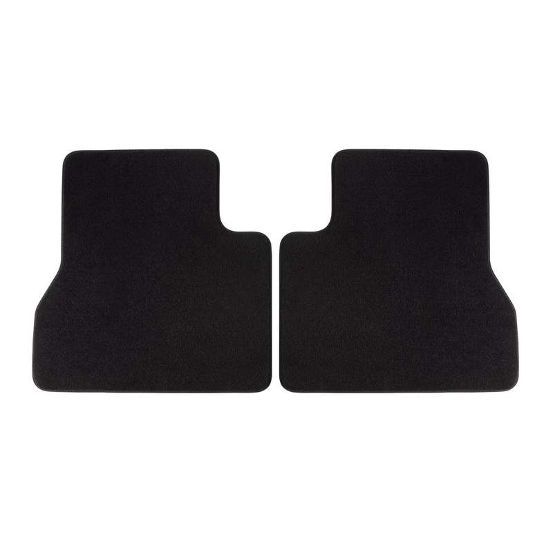 TOURNEO/TRANSIT CONNECT VELOUR FLOOR MATS REAR,BLACK