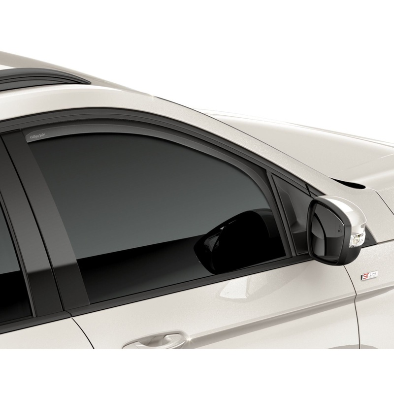 EDGE FROM 01/2016 CLIMAIR* WIND DEFLECTORS FOR FRONT DOOR WINDOWS,BLACK