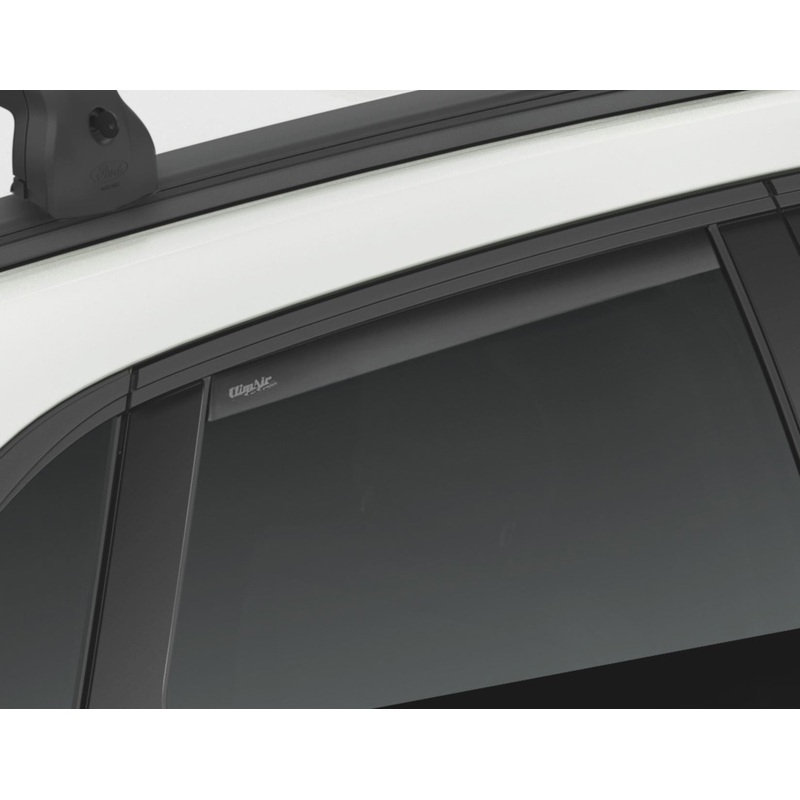 EDGE FROM 01/2016 CLIMAIR* WIND DEFLECTORS FOR REAR DOOR WINDOWS,BLACK