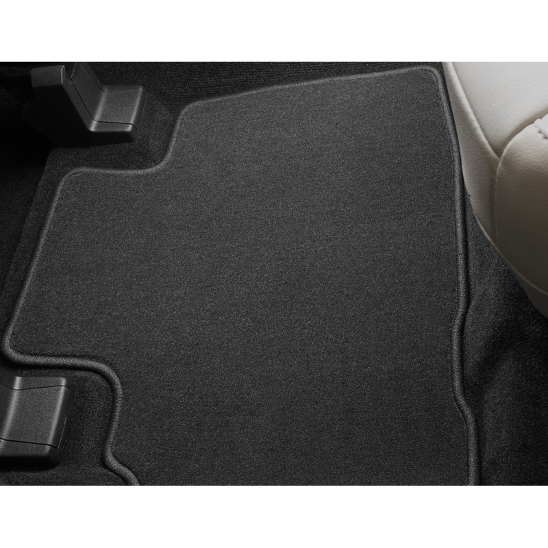 EDGE FROM 01/2016 VELOUR FLOOR MATS FRONT AND REAR,BLACK