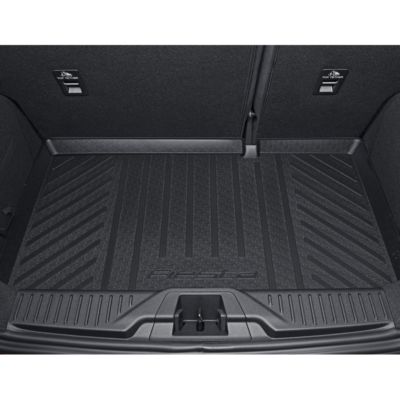 FIESTA BOOT LINER TRAY STYLE, BLACK WITH FIESTA LOGO, 2017 ONWARD
