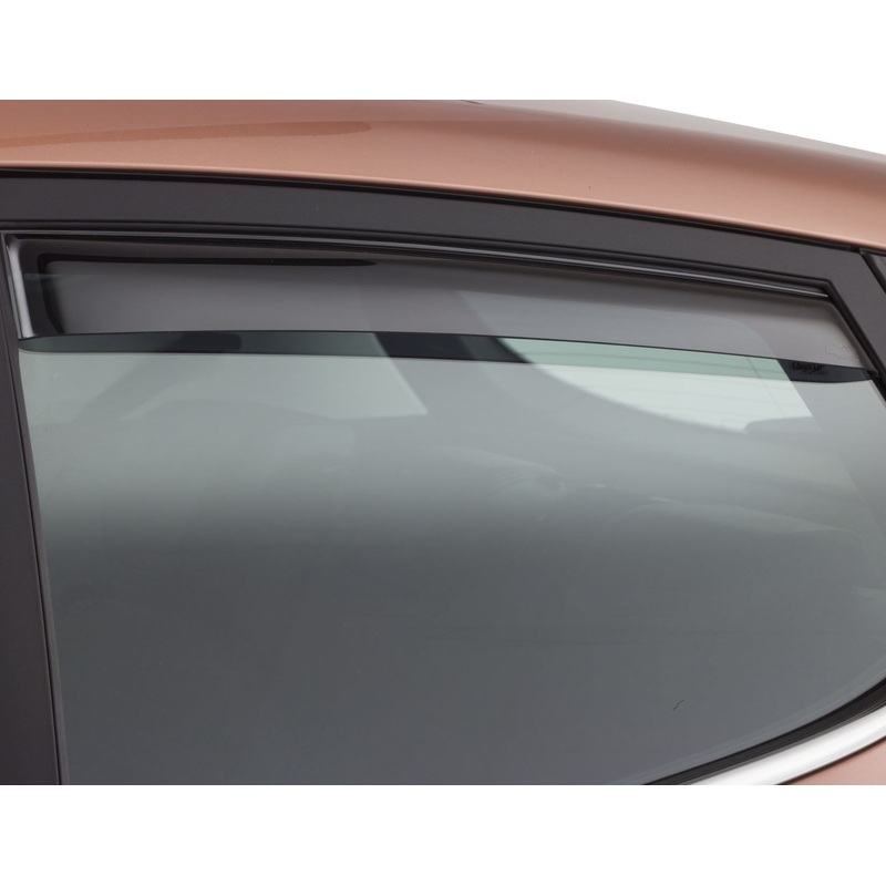 FIESTA FROM 07/2017 CLIMAIR* WIND DEFLECTORS FOR REAR DOOR WINDOWS,BLACK