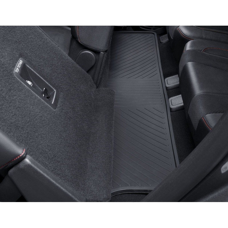 GALAXY/S-MAX RUBBER FLOOR MATS REAR 3RD ROW,BLACK