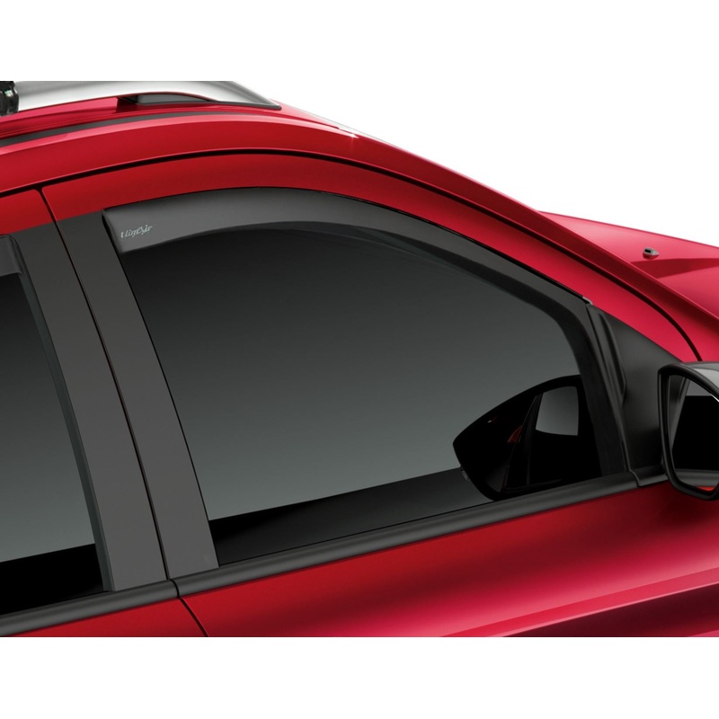 KA+ FROM 06/2016 CLIMAIR* WIND DEFLECTORS FOR FRONT DOOR WINDOWS,BLACK