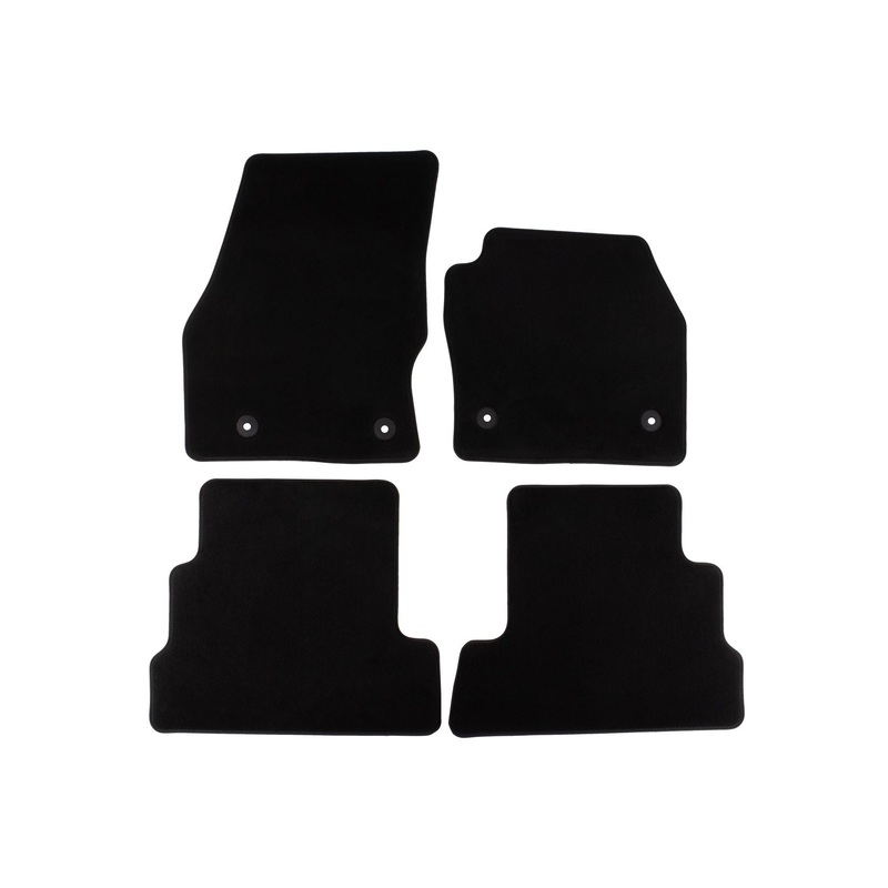 KUGA VELOUR FLOOR MATS FRONT AND REAR, BLACK, 2012 – 2019