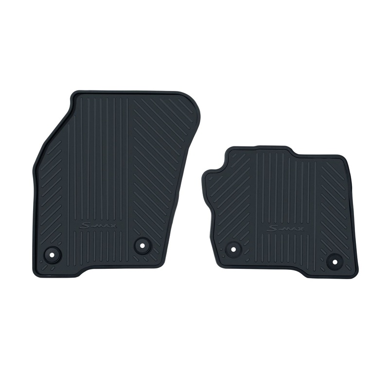 S-MAX FROM 05/2015 RUBBER FLOOR MATS FRONT,BLACK