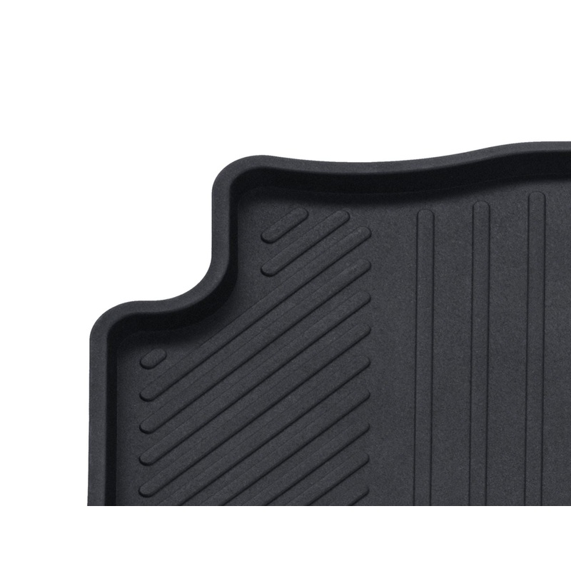 TOURNEO CONNECT 01/2013-01/2022 RUBBER FLOOR MATS REAR,BLACK