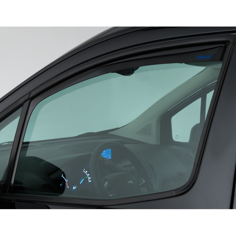 TRANSIT/TOURNEO COURIER CLIMAIR* WIND DEFLECTORS FOR FRONT DOOR WINDOWS,BLACK