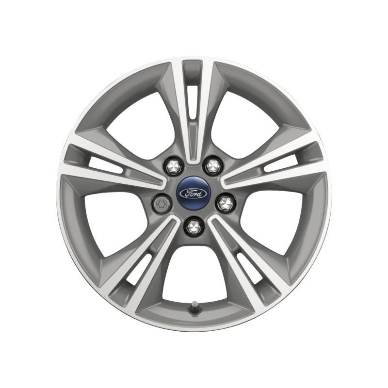 C-MAX/FOCUS ALLOY WHEEL 16 5 X 2-SPOKE DESIGN,ARCTIC GREY MACHINED
