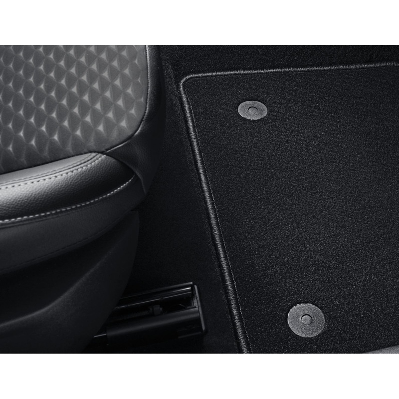 FOCUS FROM 04/2018 CARPET FLOOR MATS BLACK,FRONT