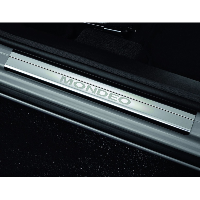 MONDEO 03/2007-08/2014 SCUFF PLATES FRONT,WITH MONDEO LOGO