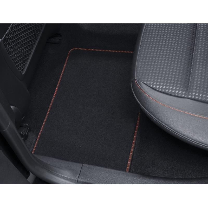 FOCUS FROM 04/2018 PREMIUM VELOURS FLOOR MATS REAR